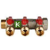 Коллектор никелированный STOUT SMB 6200 341203